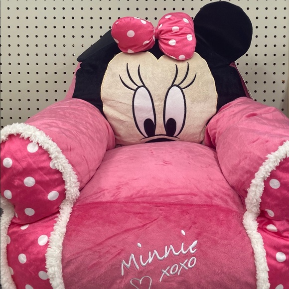 Toys Disney Minnie Mouse Kids Figural Bean Bag Chair Minnie Mouse